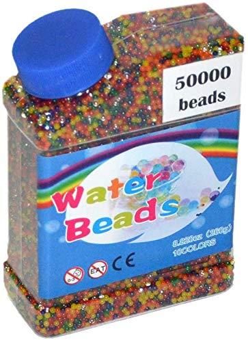 50000pcs Crystal Colored Soft Water Paintball Soil Water Beads Ball for Flower Weeding Mud Grow Magic Jelly Balls Water  Gun Toy Home Decor