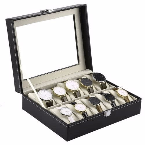 Wristwatch Jewelry Storage Box - 10 Slot