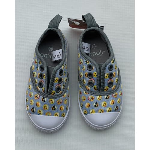 Smiley Face Print Boys Sneakers