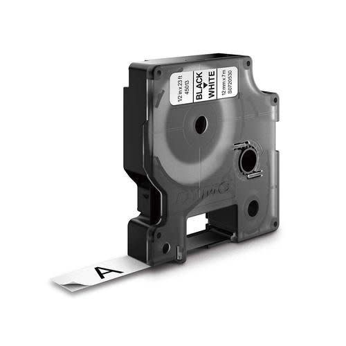 Label Printer 45013 Compatible D1 Label Maker 12MM - Black on White