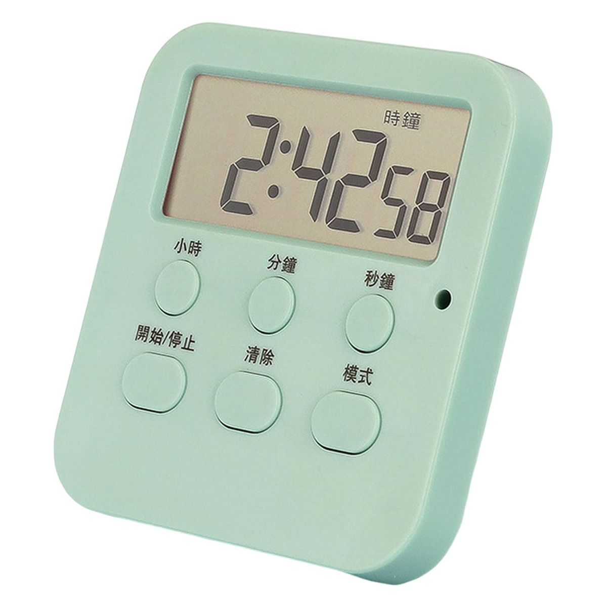 1 Set Digital Cooking Shower Study Clock Green