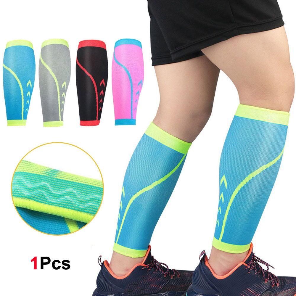 1Pcs Sports Compression Leg Sleeve Calf Support Antiskid Shin Guard Leg Warmers