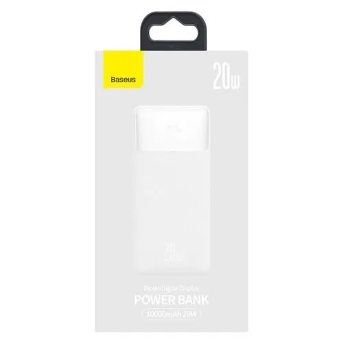 Digital Display Power Bank White Ppdml-l02 + Tzcatlzj-02 - Bipow - 10000mAh - 20w