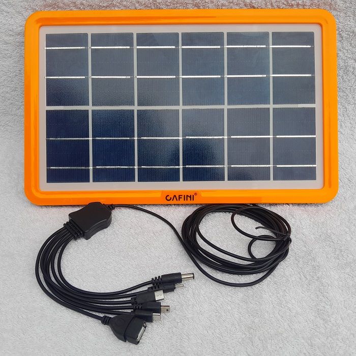 CN-TY7500(N) 10Watts 6V Direct USB Phone Charger Solar Charging Panel - Orange