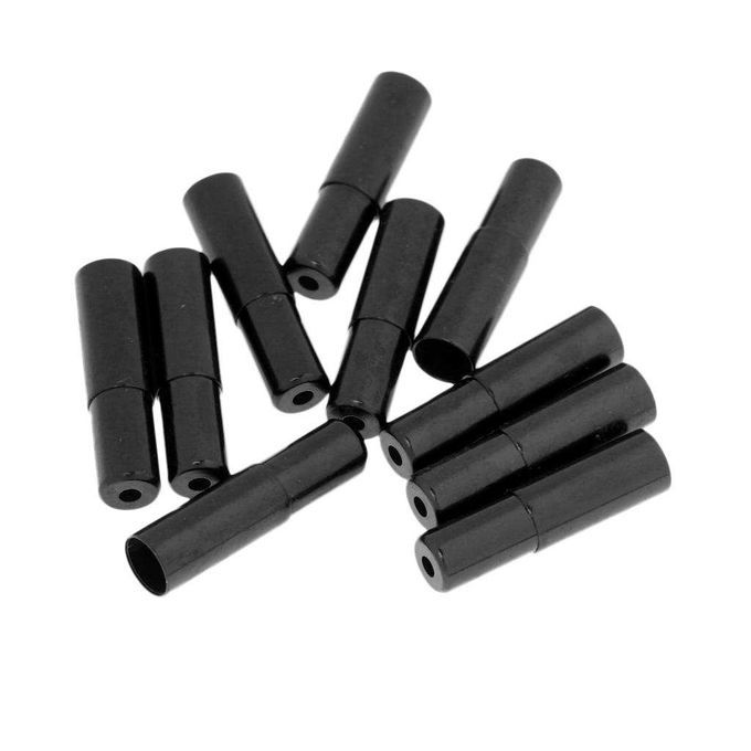 10Pcs  Bike  Brake  Cable  Tip   Bicycle 5mm Black