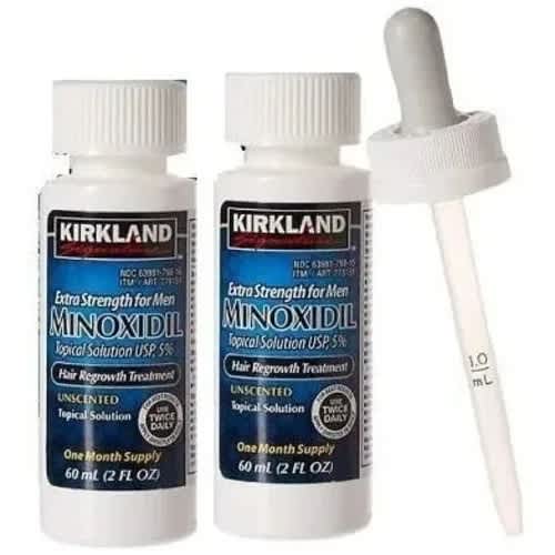 2pcs Kirkland Signature Minoxidil-5% Hair Regrowth For Men - 120ml