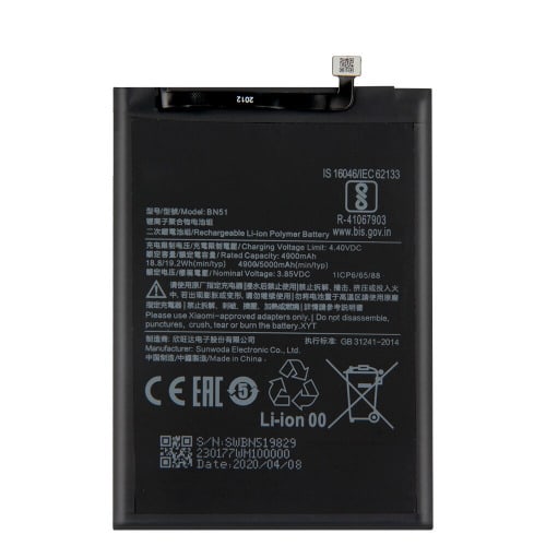 Replacement Battery For Redmi 8 Bn51