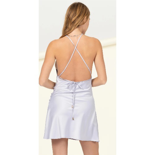 Alpine Satin Slip Dress