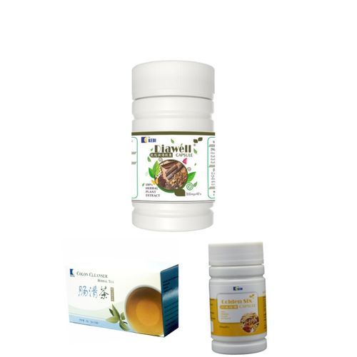 DIAWELL, GOLDEN SIX, COLON TEA For Diabetics