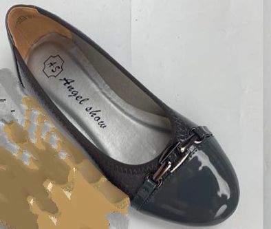 Elegant Ladies Flat Shoe - Grey