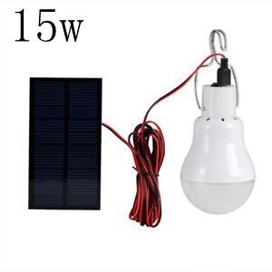 Portable 12 LED Solar Energy Charge Fence Light Bulb