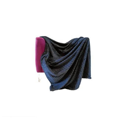 Navy Blue Super Luxury Throw Blanket (150x200cm)
