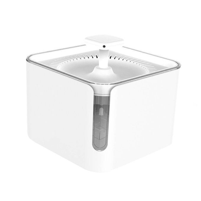 3L Pet Drinking Water Fountain For Dog Cat Electric Water Filter White