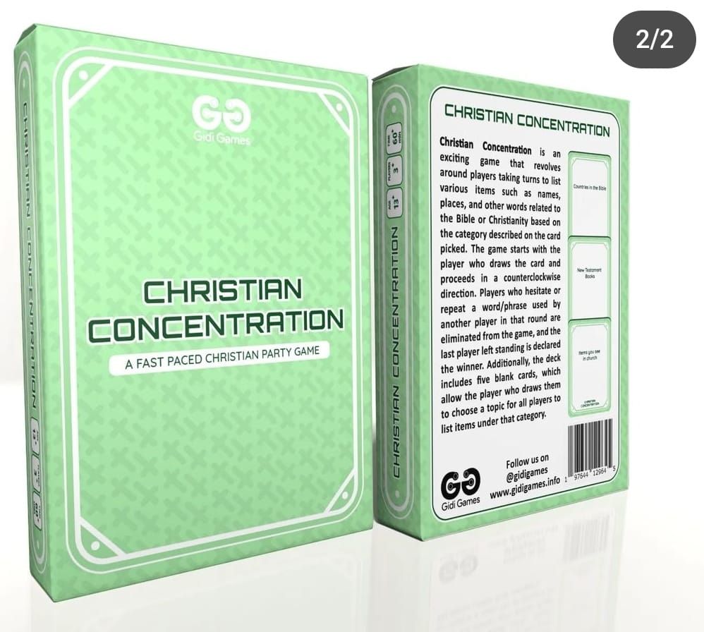 CHRISTIAN CONCENTRATION(A FAST PACED CHRISTIAN PARTY GAME)