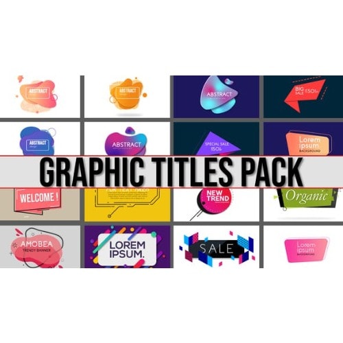 Vh - 24 Titles Pack &ndash; After Effects Template
