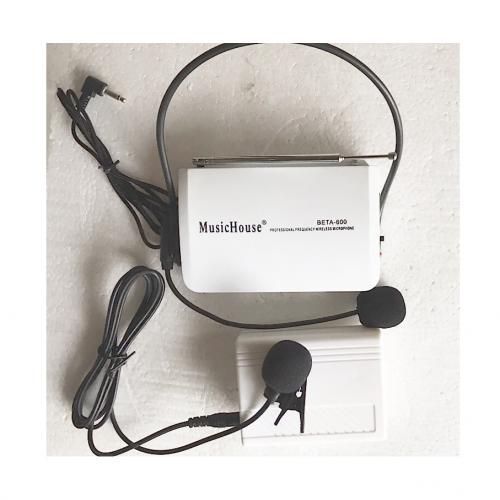 Wireless Lapel / Clip & Headset Microphone System - 2 In 1