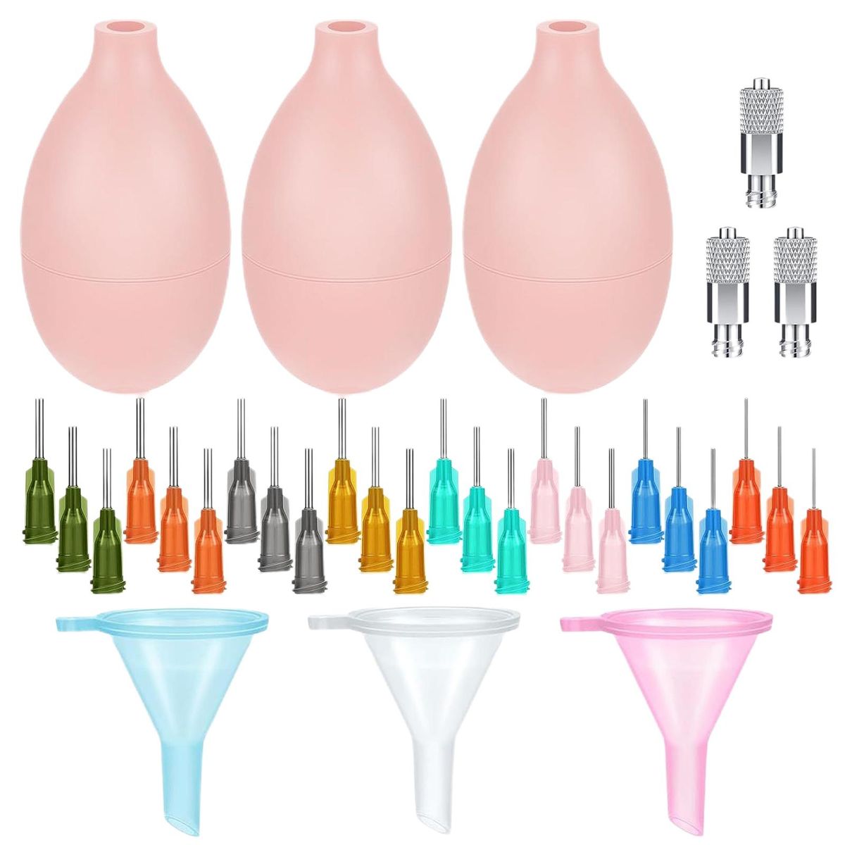 Clay Slip Bottle Pottery Precision Applicator Set Versatile for Easy Pink