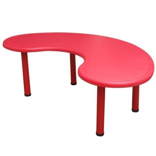 Children Classroom Moon Table-Red