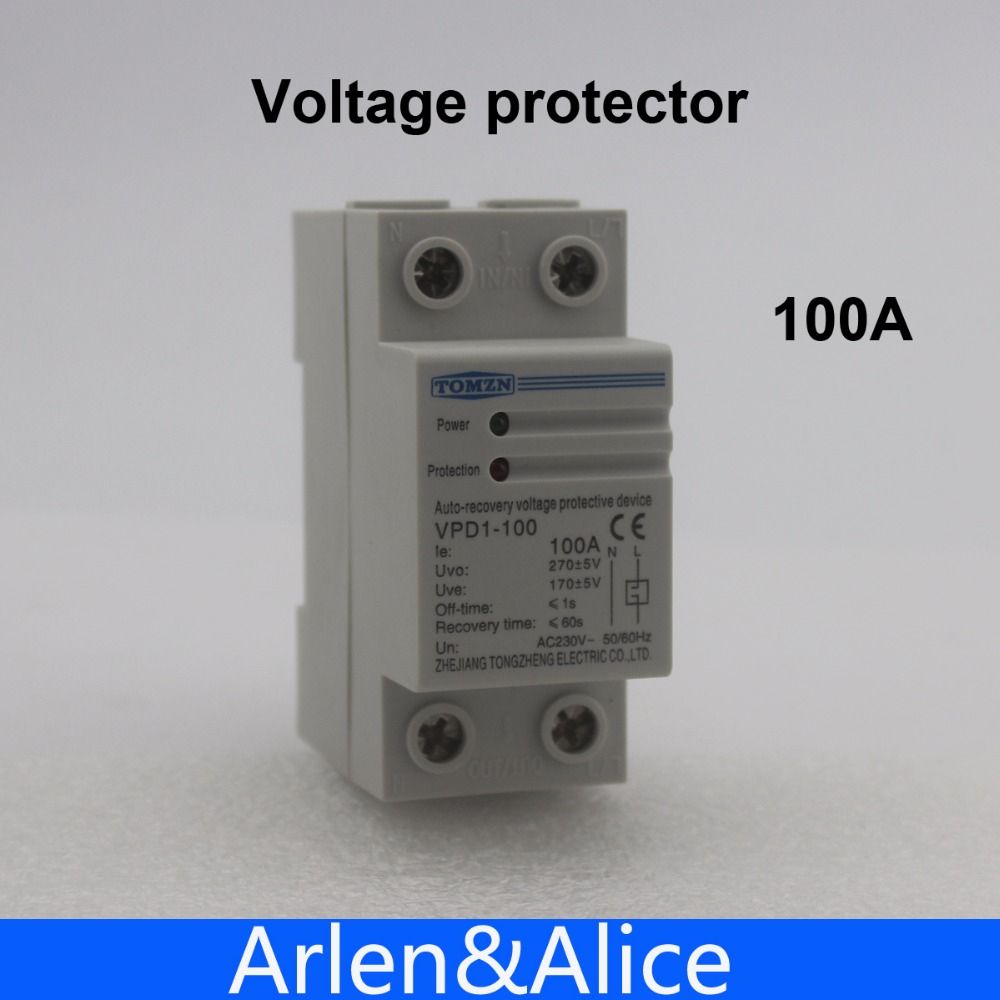 100A 230V Din Rail Automatic Recovery Reconnect Over