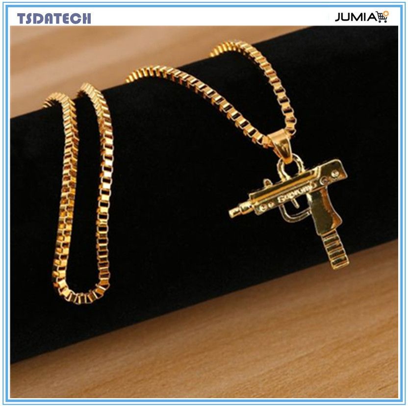 Special Personality Men Necklace Hip Hop Style Gun Shape