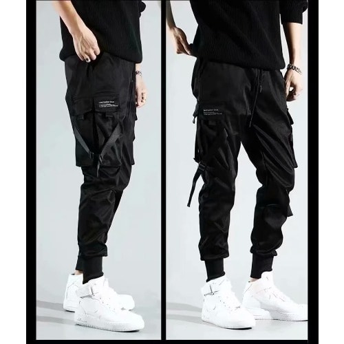 Combat Black Cargo Pant