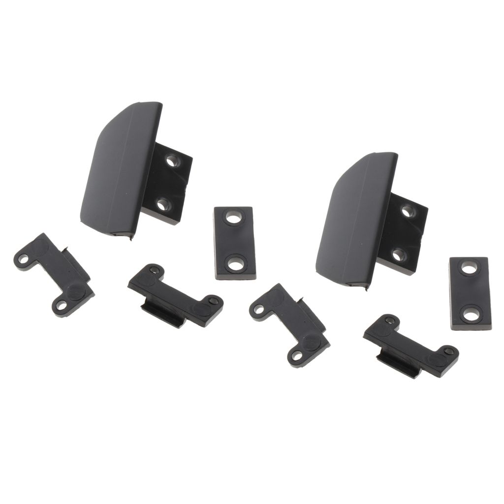 2pcs Plastic Anti Collision Bumper Black For WLtoys 144001 Car