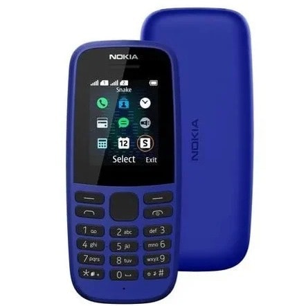 105 (2019) 1.77" - Dual Sim - Fm Radio - Torch - 800mah - Blue