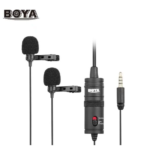 Dual Omni- Directional Lavalier Microphone - By-m1dm