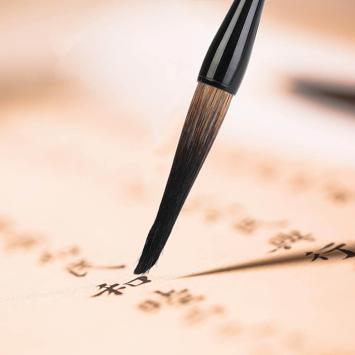 43cm Bear Hair Bamboo Shaft Chinese Japanese Calligraphy Drawing Writing Brush Ink Pen