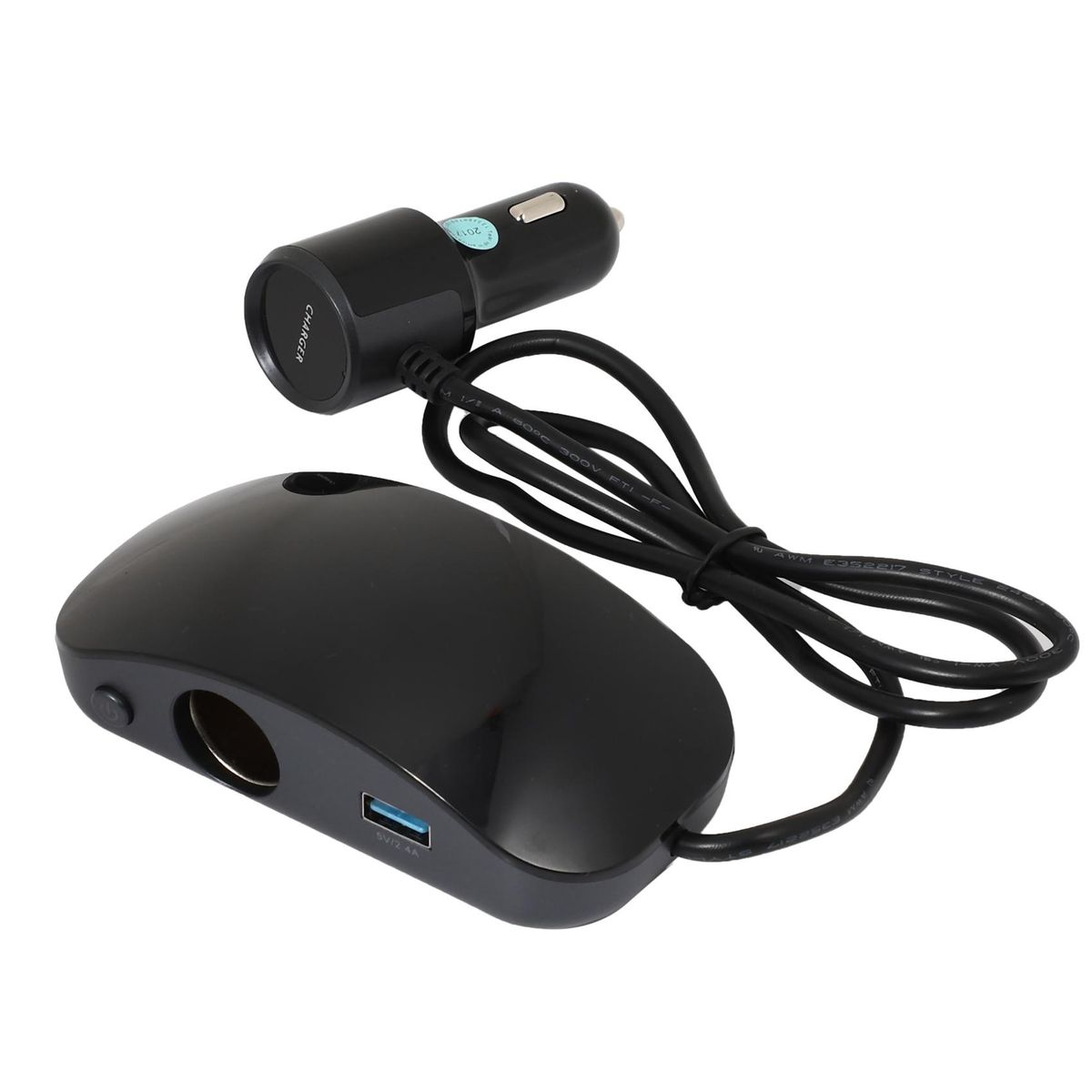 Car Auto 12V-24V Power Adapter 3 USB 2 Cigarette Ligter