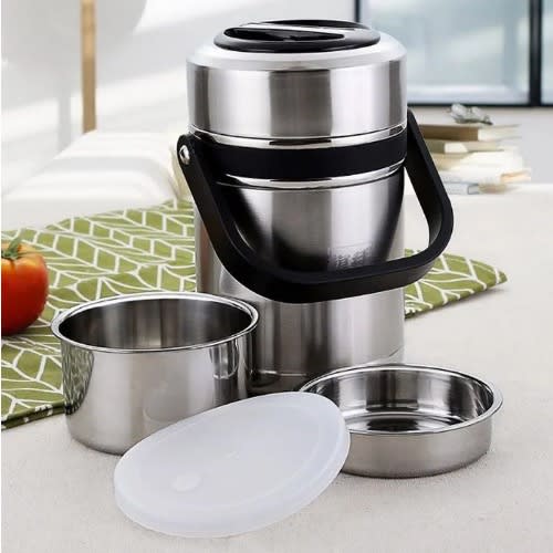 Temperature Retaining Stainless Steel Food Flask - 2 Liters