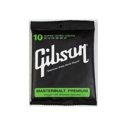 Super Ultra Lights Acoustic Strings - Masterbuilt Premium Phosphorus Bronze Wound