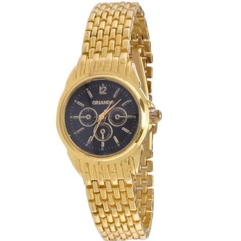 Small Face Chain Watch - Gold