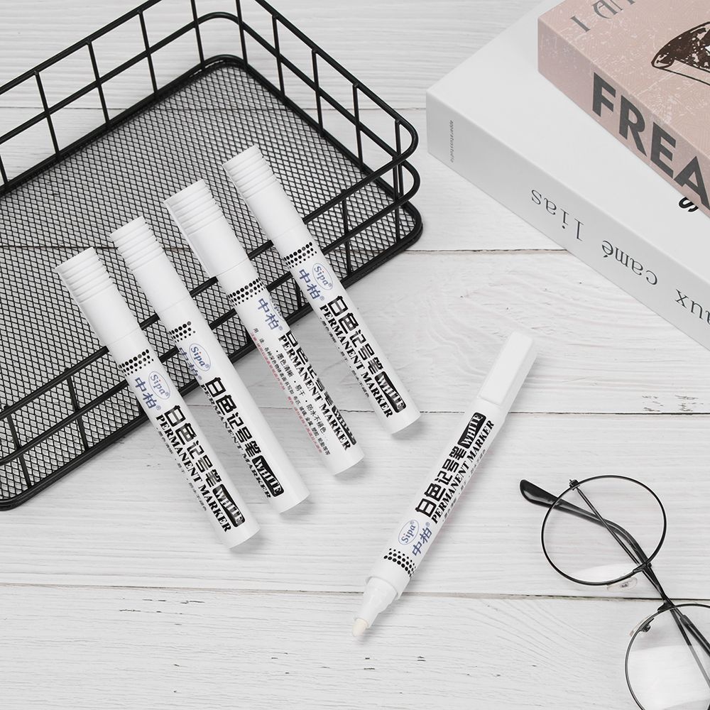 1 Pc Waterproof White Permanent Paint Marker Pens