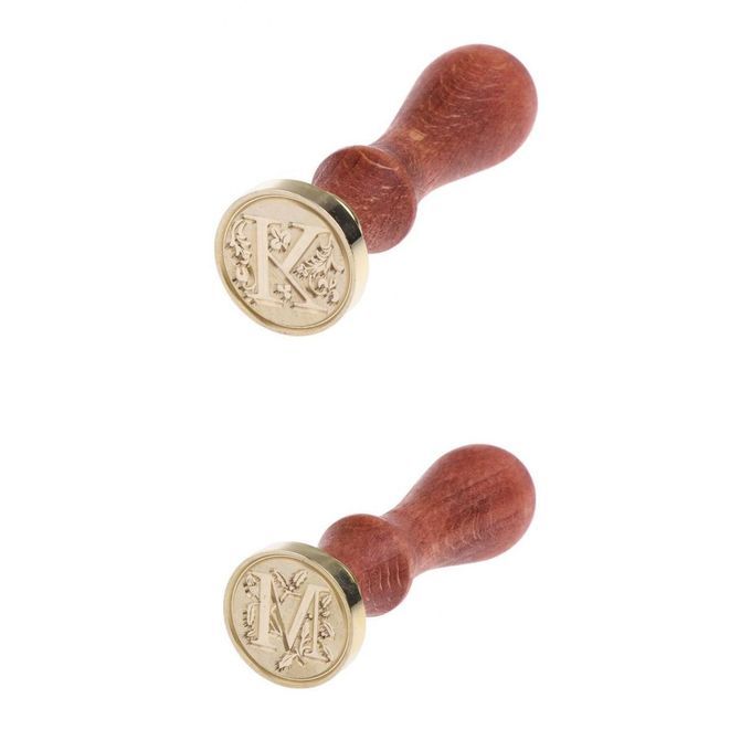 2/set Brass  Sealing Stamp Old-Fashioned Embossing  Seal Stamp