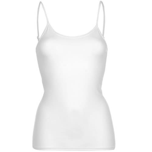 Ladies Stretchy Camisole -white