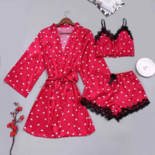 Ladies 3 Pcs Night Wear