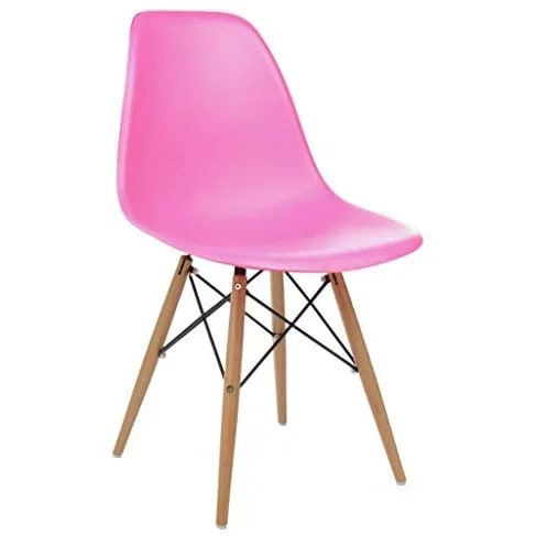 Resturant Plastic Side Chair Dsw - Pink
