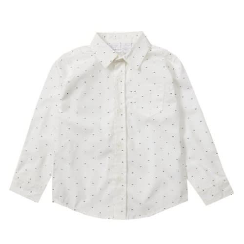 Infant Boys Long Sleeve All Over Print Woven Shirt