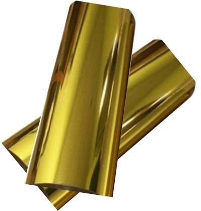 Two Rolls Gold Sticker Paper 42" By 36"