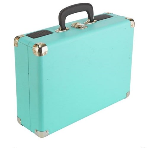Bush Classic Retro Portable Case Record Player - Teal