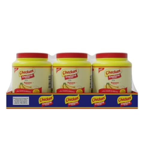 Banana Flavour Custard Powder - 2kg By 3