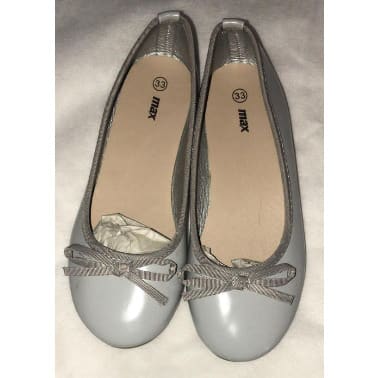 Ballet Girls Dress Shoes With Ribbon Bows