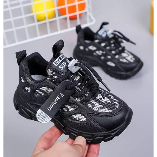 Kids Sport Sneakers - Black