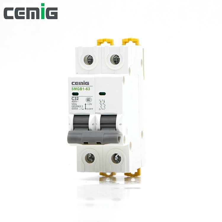 Cemig 2P AC MCB Miniature Circuit Breaker SMGB1-63 2P 16A