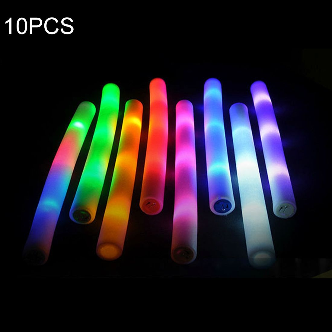5Pcs Colorful Flashing LED Sponge Stick For Party Club Ch
