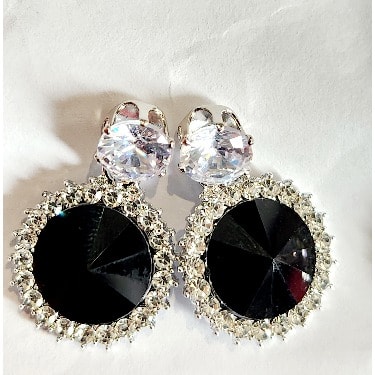 Diamante 2 In 1 Ear Rings - 2