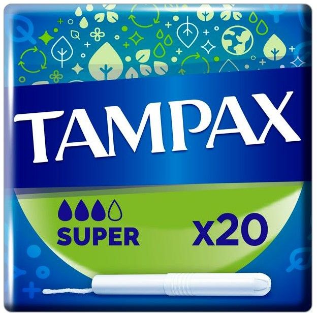 Super 20 Tampons- Made With 100% Cotton
