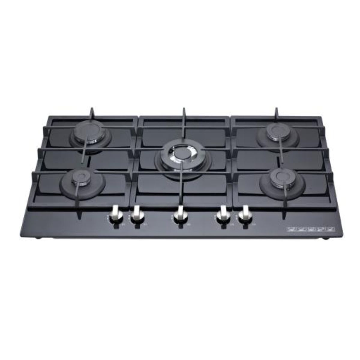 90cmX60cm Tempered Glass 5 Gas Burner Cooker Hob -