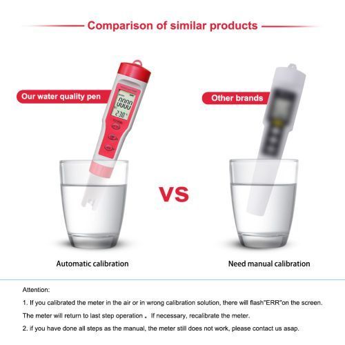 TDS PH Meter PH/TDS/EC/Temperature Meter Digital Water